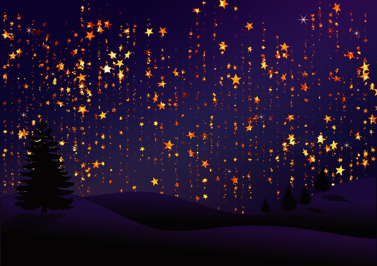 vianočný svetelný záves